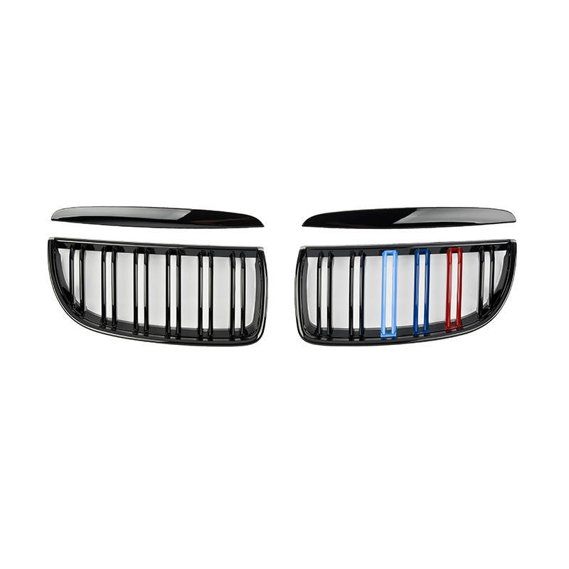 

Решетки радиатора (ноздри) BMW 3 E90-E91 M3 Style дорест Black / Tri-Color, Черный