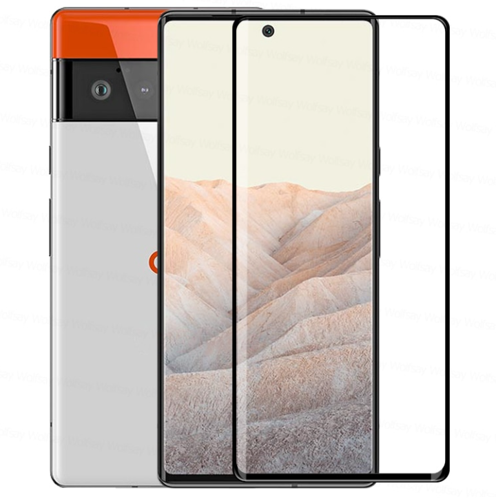 

Защитное стекло DK Full Glue для Google Pixel 6 (black), Черный