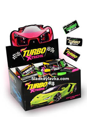 

Жевательная резинка TURBO XTREME 100 шт (PowerGum)