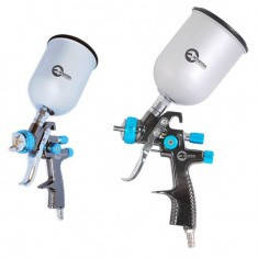 

LVLP BLUE NEW Профессиональный краскораспылитель 1.4 мм верхний металлический бачок INTERTOOL PT-0133