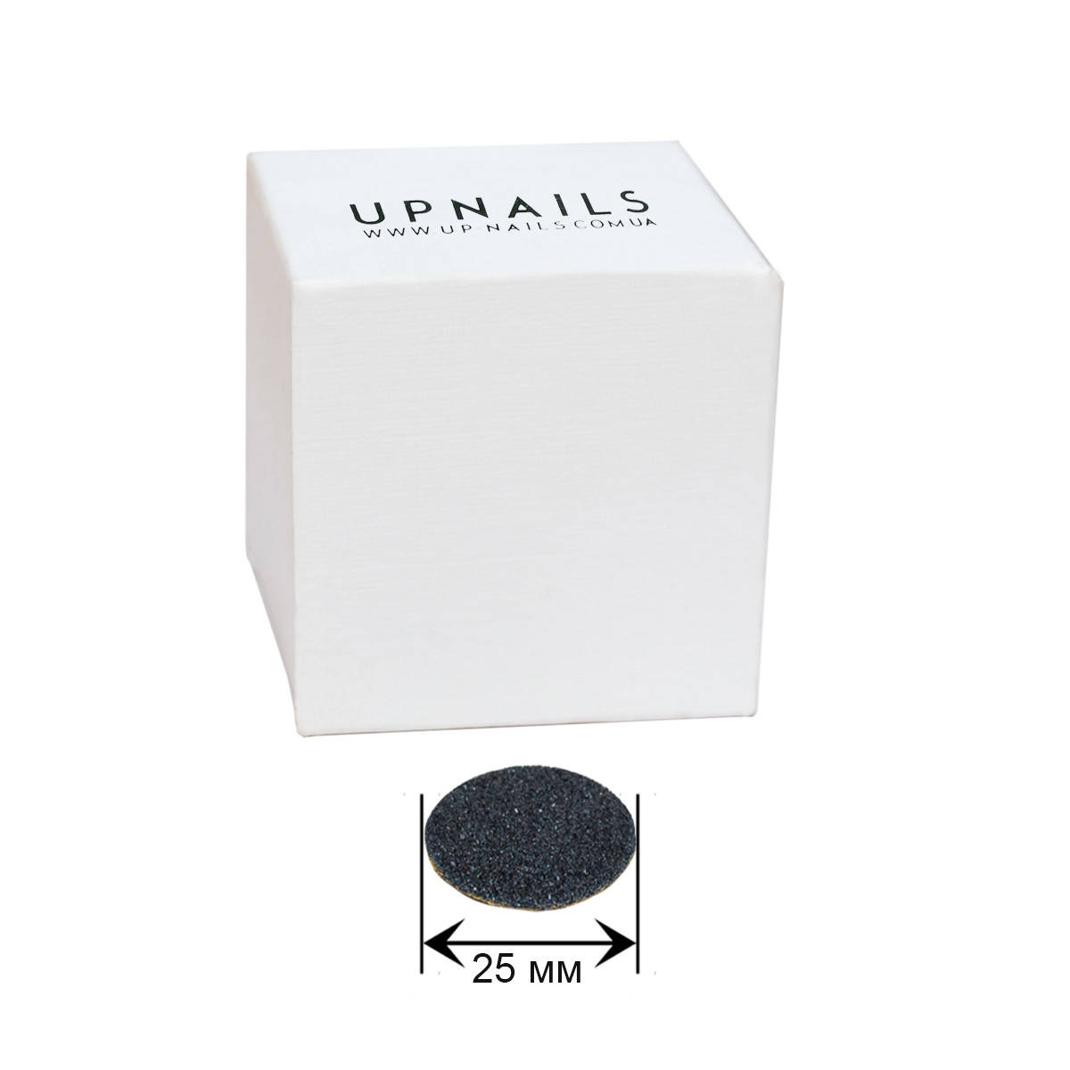 

Сменные файлы для педикюрного диска UpNails размер L, диаметр 25 мм, 240 грит, 50 шт