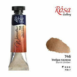 

Краска акварельная, Умбра жженая, туба, 10мл, ROSA Gallery