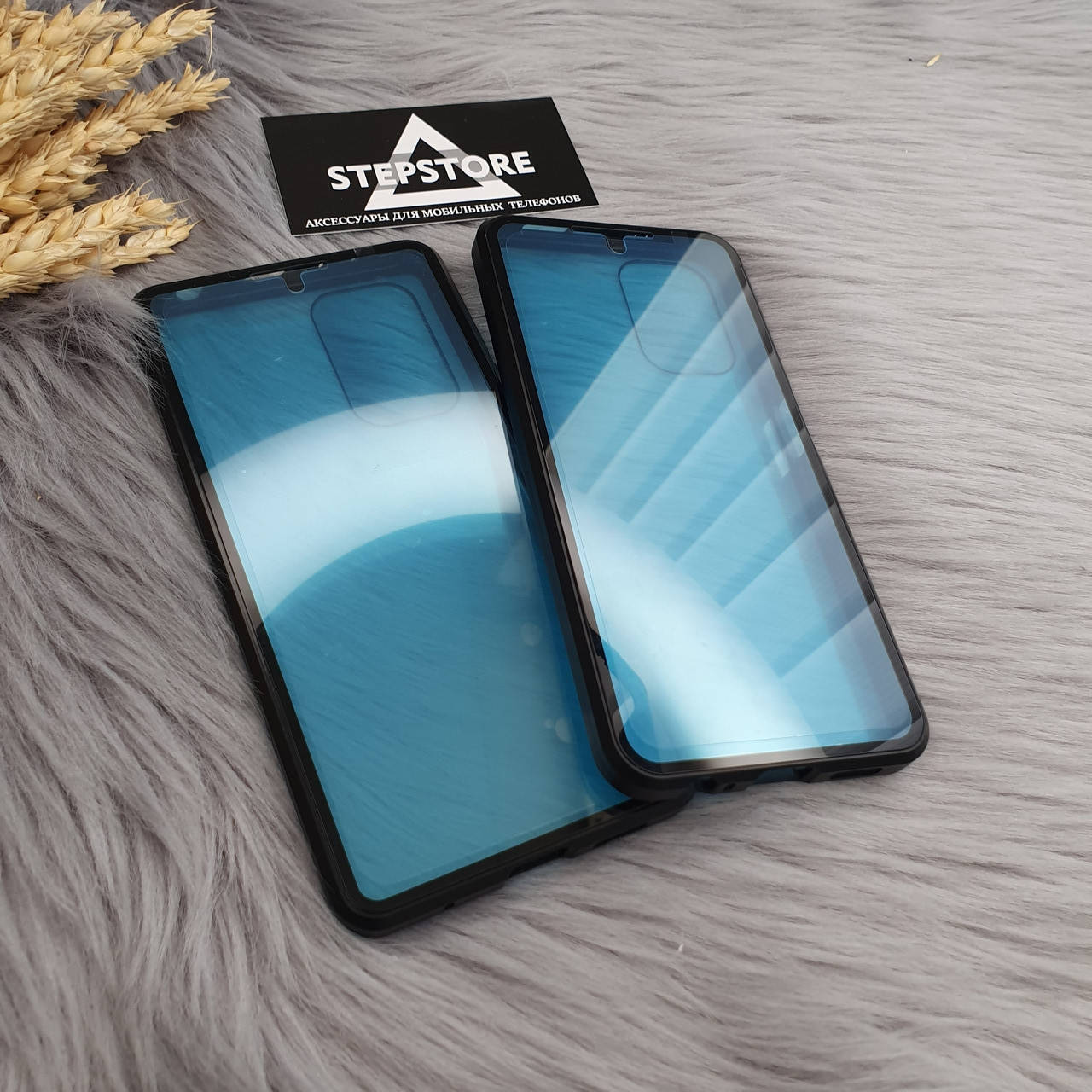 

Чехол магнитный 360 для Xiaomi Redmi note 10 pro стеклянный противоударный метал чёрный, Черный