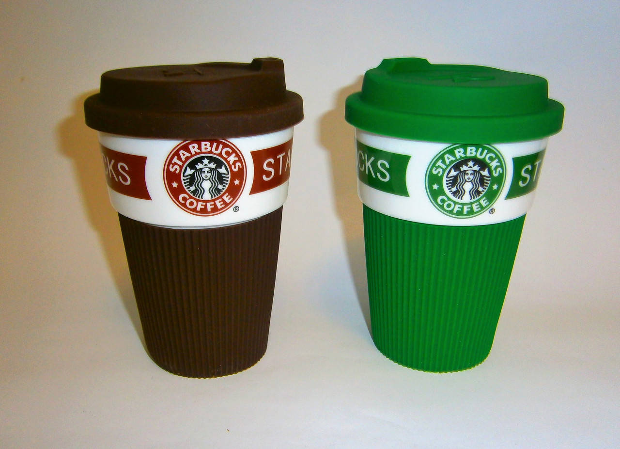 

Керамическая прорезиненная кружка Starbucks