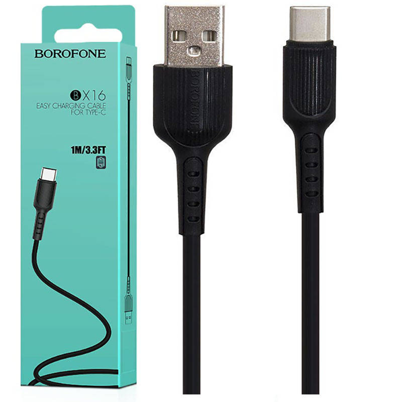 

Кабель USB Type-C Borofone BX16 черный