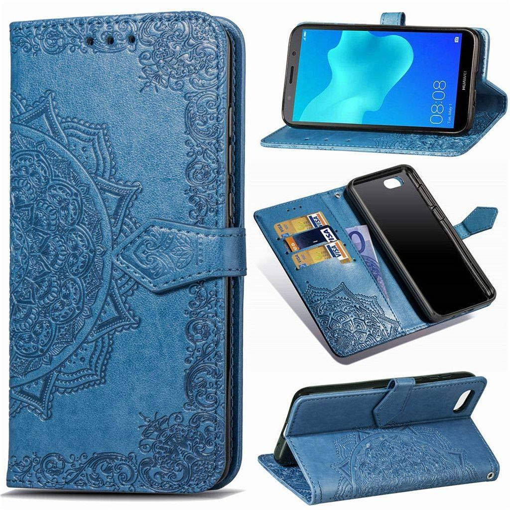 

Чехол Vintage для Huawei Y5 2018 / Y5 Prime 2018 / DRA-L21 книжка с тиснением Blue