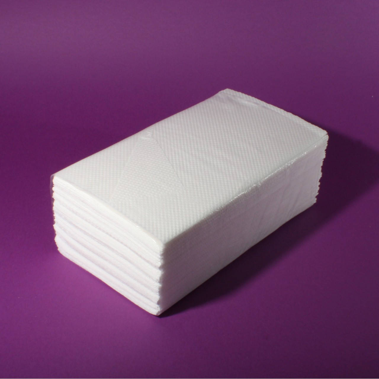 

Полотенца бумажные белые двухслойные V-сложение, 200шт (1шт\20шт)