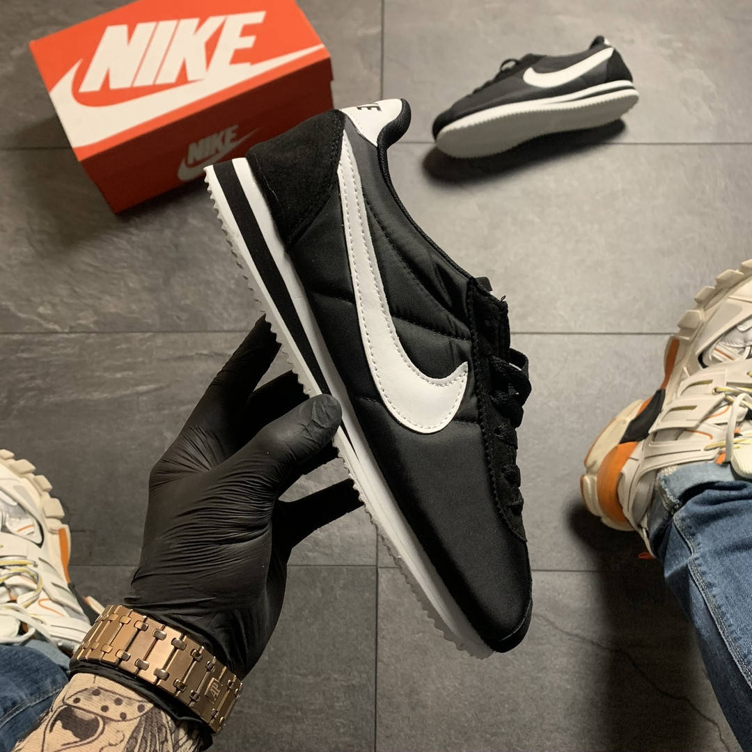 

Кроссовки / кеды Nike Cortez Black White (Черный)