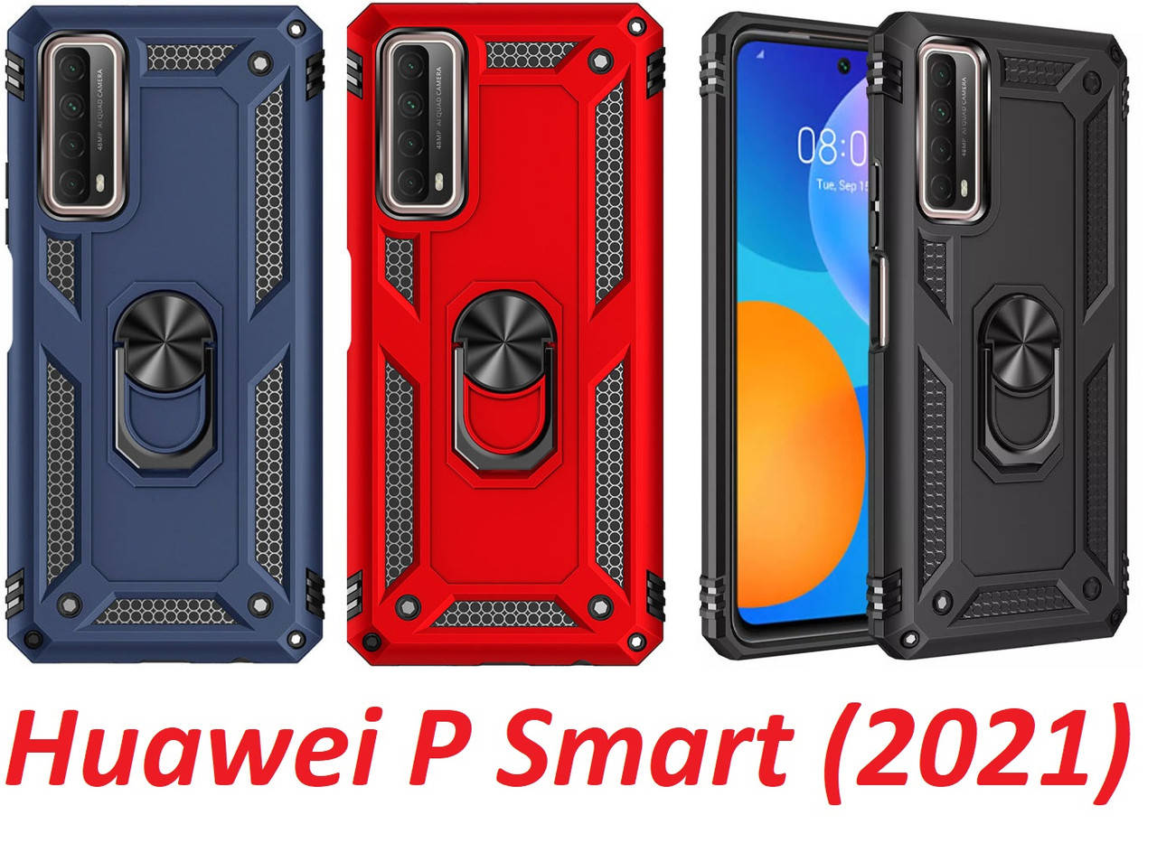

МОЩНЫЙ чехол для Huawei P Smart (2021 года) (противоударный на магните ) /накладка для ХУАВЕЙ П Смарт /