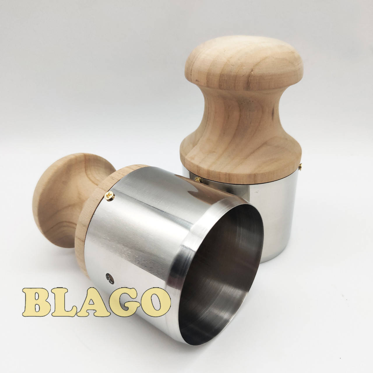 

Вирізка для просфори з нержавійки з дерев'яною ручкою 45 мм, Вырезка для просфоры 45 мм, Prosphora Cutters