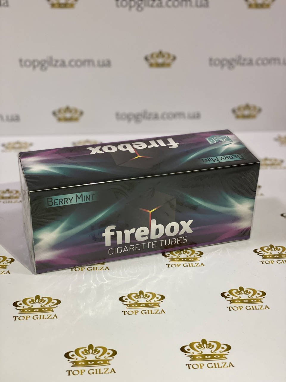 

Сигаретные гильзы для табака Firebox Berry Mint (черника с мятой) 250 шт