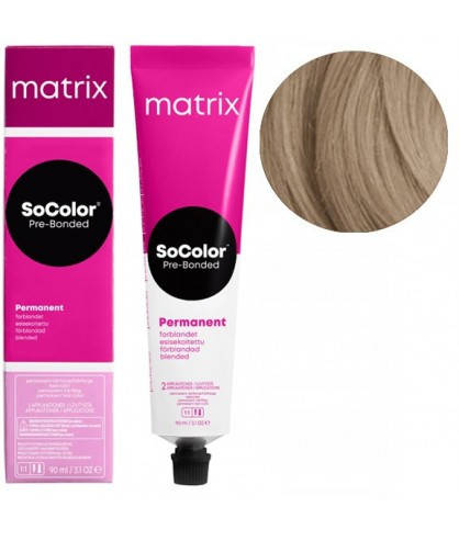 

Стойкая крем-краска Matrix Socolor Pre-Bonded 8P Светлый блондин жемчужный 90 мл