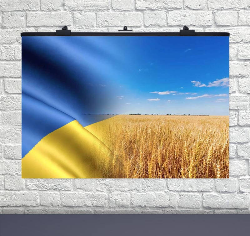 

Плакат для праздника Украина (любая надпись) 75*120 см