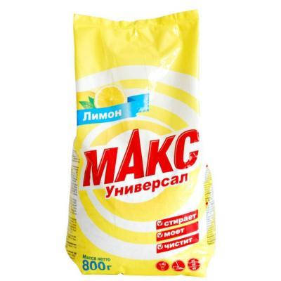 

Стиральный порошок Макс Универсал Лимон 800 г