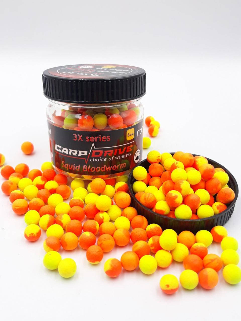 

Поп ап для рыбалки 3x series Squid Bloodworm 8 мм Carp Drive