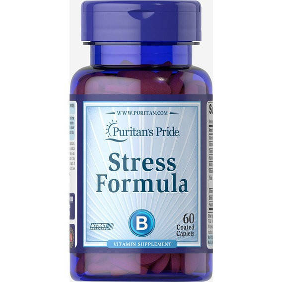 

Стресс формула, Stress Formula, Puritan's Pride, 60 капсул (PTP-11800)