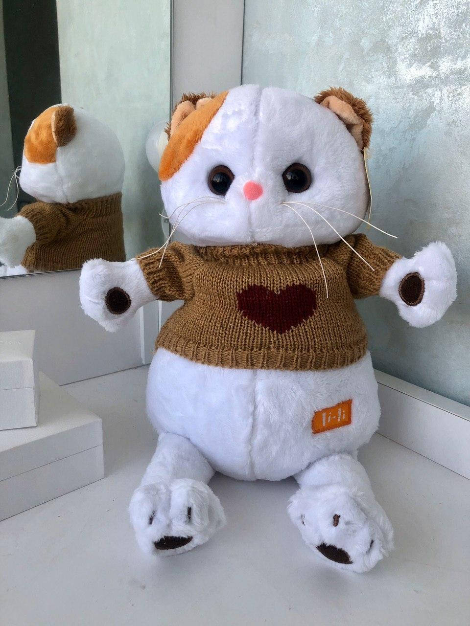 

Мягкая игрушка Budi Basa Басик Кошечка Ли-ли - 35 см, Белый