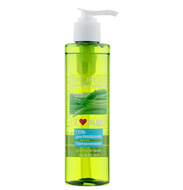 

Гиалуроновый гель для умывания "I Love Aloe" Биокон 200ml