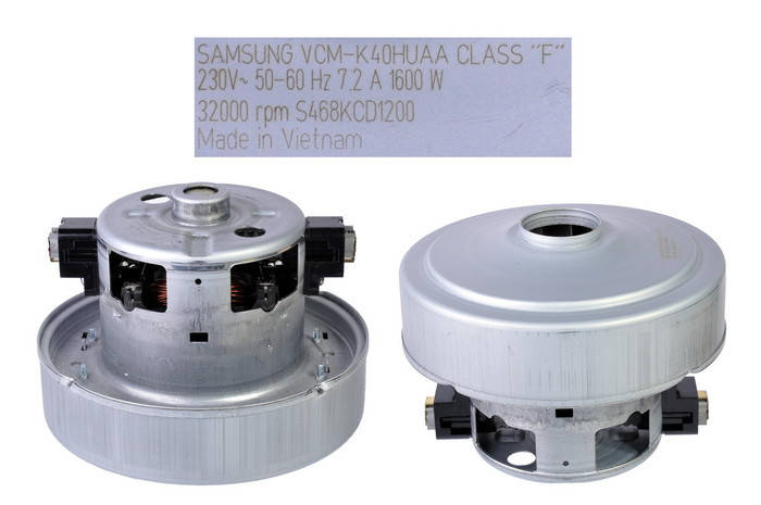 

Двигатель пылесоса Samsung VCM-K40HU AA, DJ31-00005H d=135 h=111 с буртом