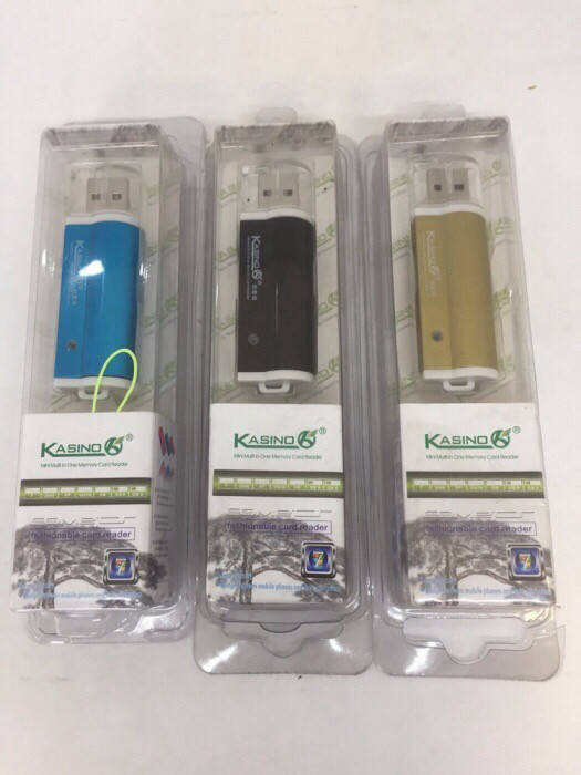 

Картридер KAZINO KS 616 15 in ALL мини (чёр, синий, бронзовый)