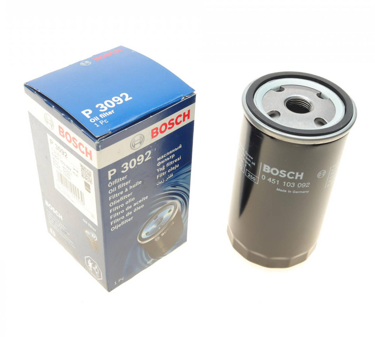 

Фильтр масляный Bosch 0451103092 (Audi Ford)
