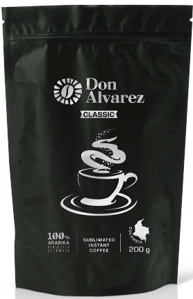 

Don Alvarez Classic 200 г Колумбия кофе растворимый сублимированный