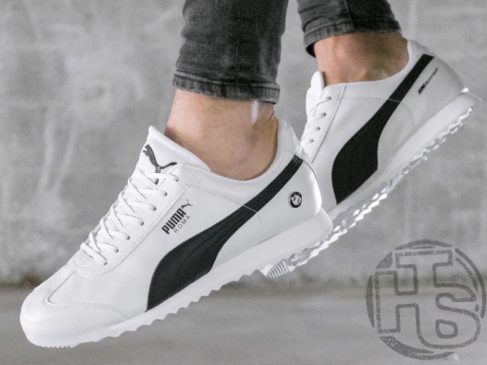 

Мужские кроссовки Puma BMW MMS Roma White Black 306195-02, Белый