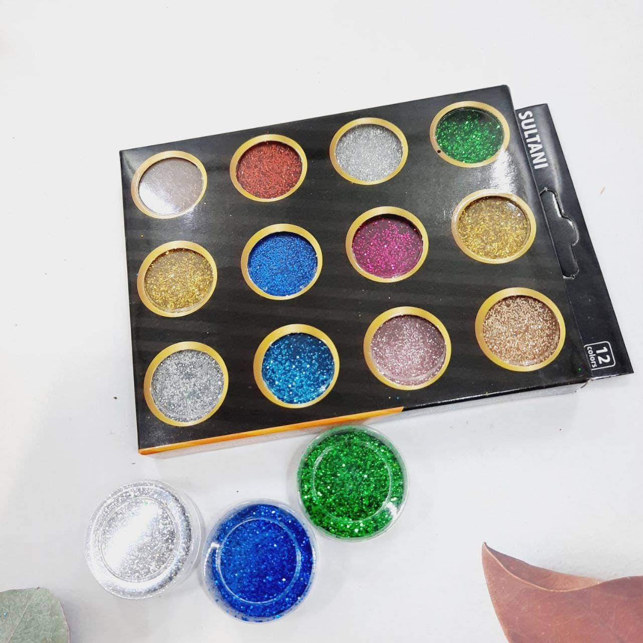 

Набор блёсток декоративных №7, 12 цветов