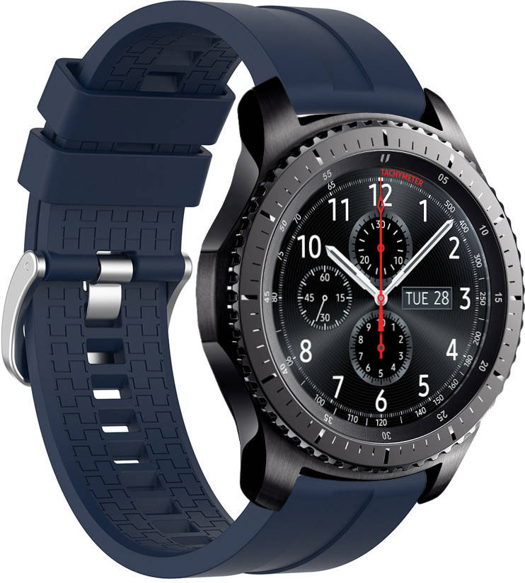 

Ремешок для Samsung Gear S3 (22мм) Puzzle Dark Blue (Самсунг Гир С3 Фронтир)