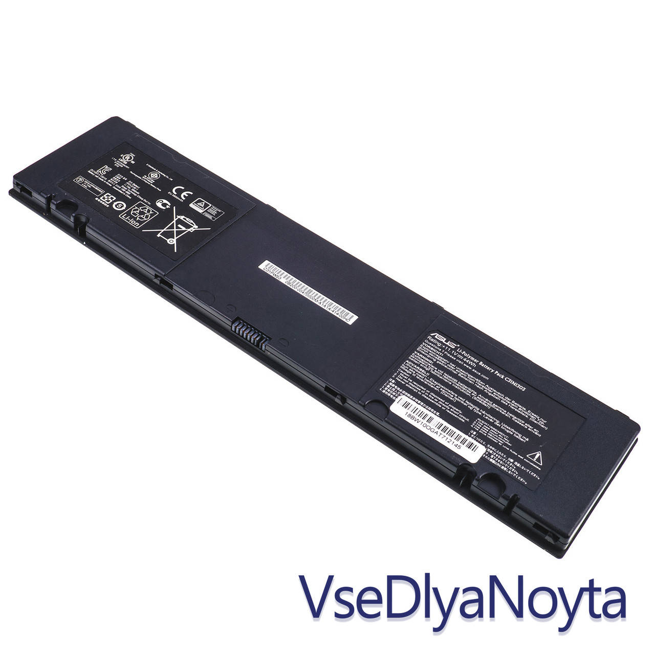 

Оригинальная батарея для ноутбука ASUS C31N1303 (PU401LA) 11.1V 3950mAh 44Wh Black (0B200-00470000), Черный