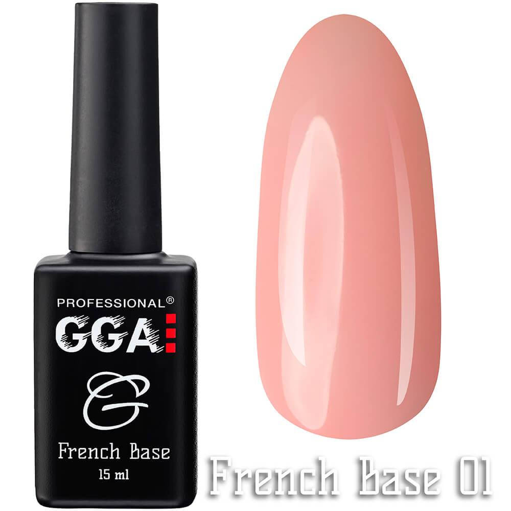

Каучуковая база GGA Professional French Base 03 Розовый лепесток15 мл