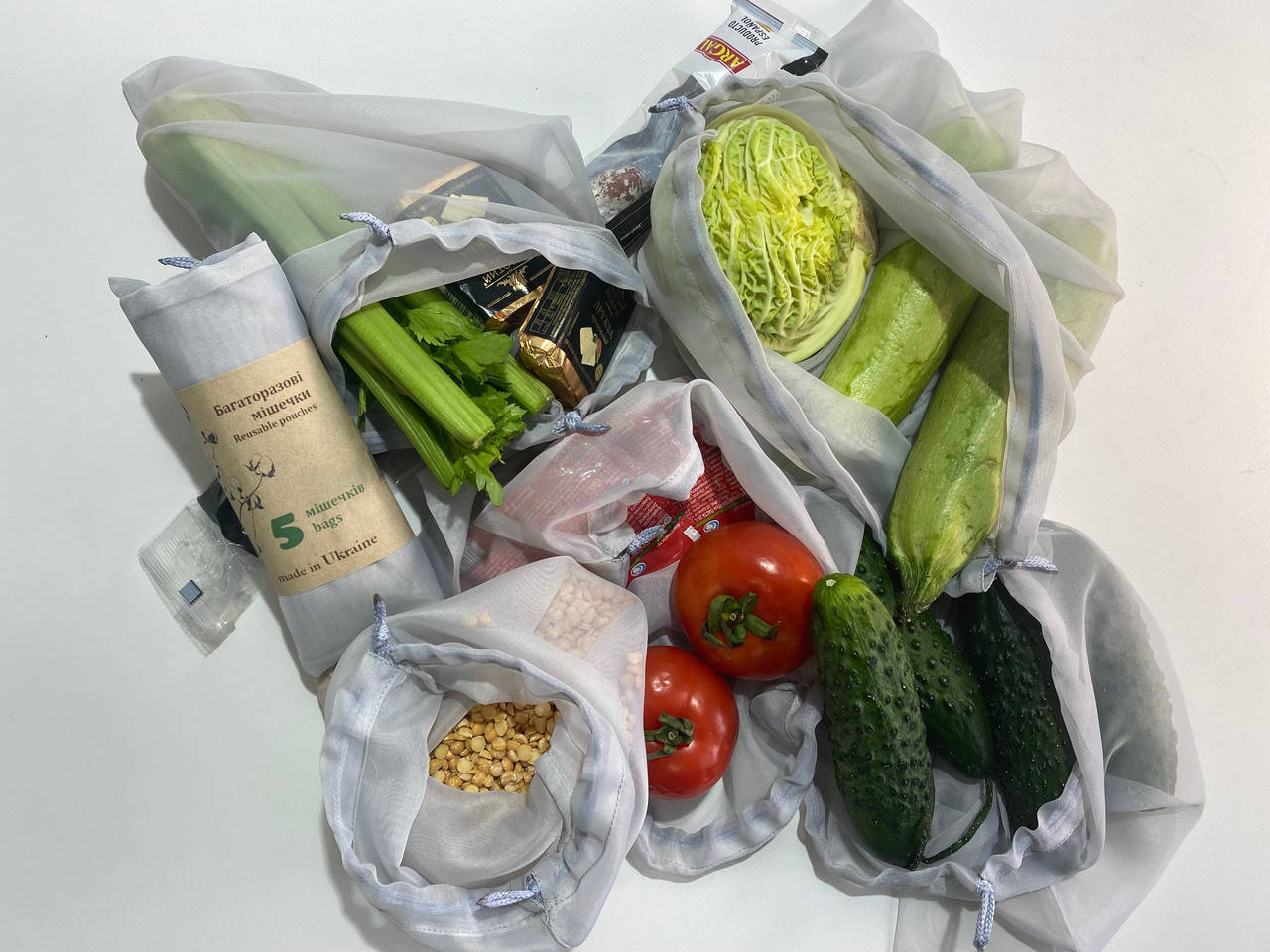 

Экомешок для вещей и продуктов, еко торбинка, екоторбинка, эко-мешок