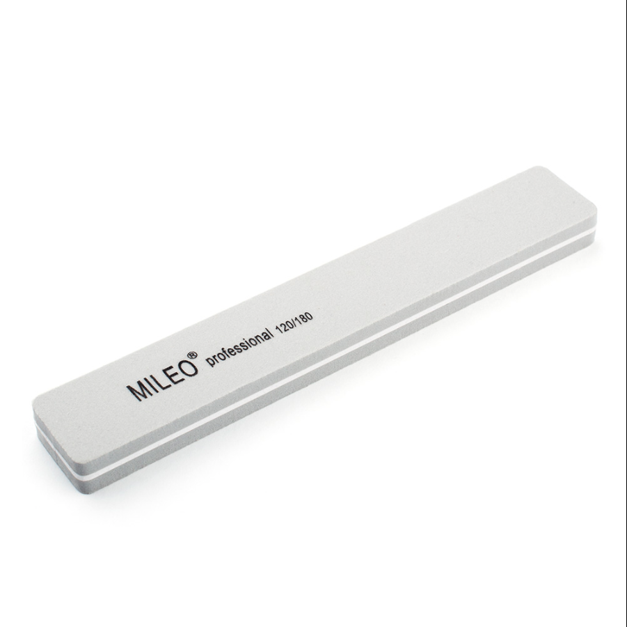 

Шлифовщик для ногтей Mileo 120/180, Баф для ногтей MILEO оптовая продажа.