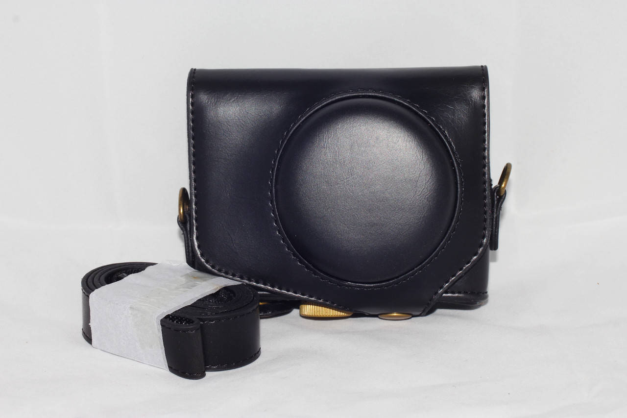 

Защитный футляр - чехол для фотоаппаратов CANON G7X, G7X Mark II, G7X Mark III - черный