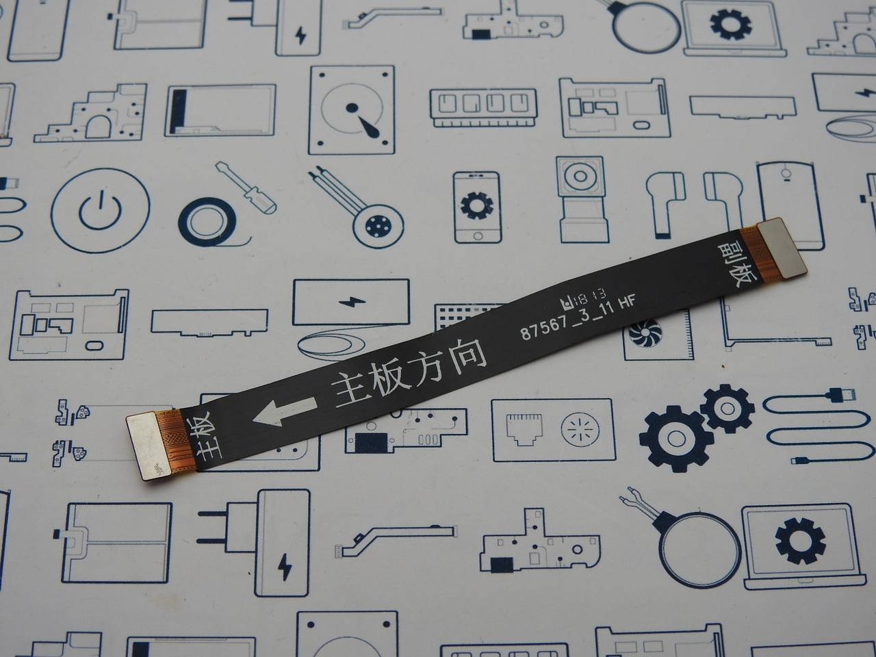 

Основной шлейф Huawei Y6 2018 ATU-L21 Сервисный оригинал с разборки