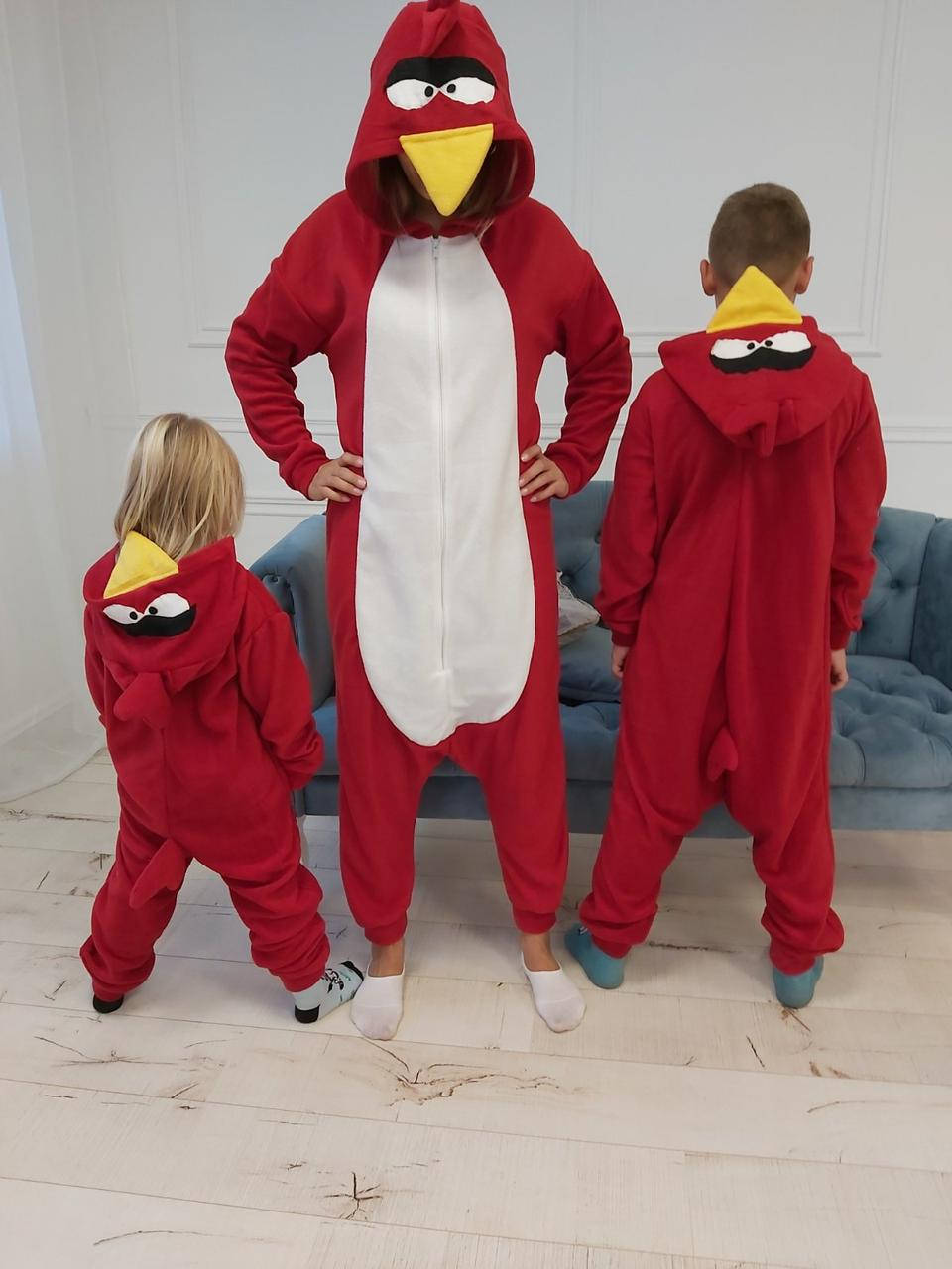 

Пижама Кигуруми Angry Birds для детей и взрослых