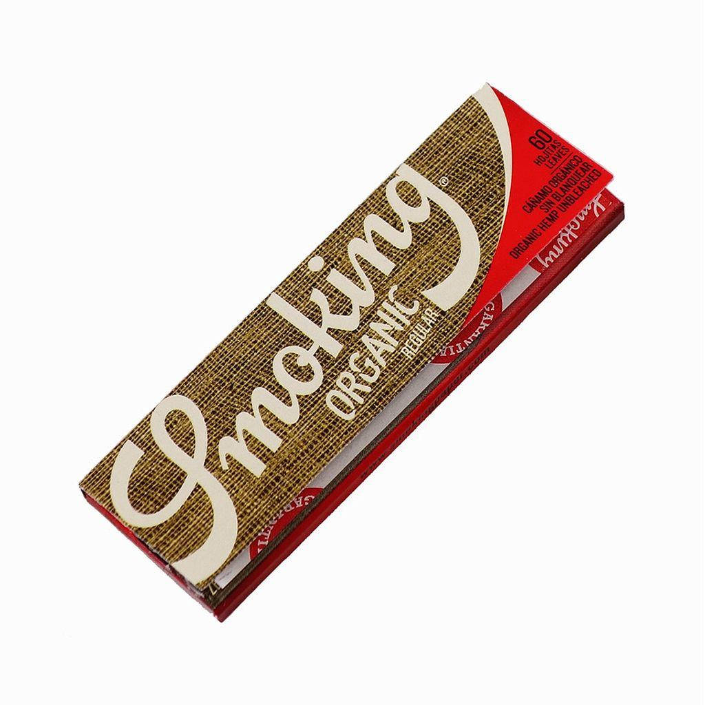 

Сигаретная бумага для самокруток Smoking Organic Regular size. Неотбеленная.