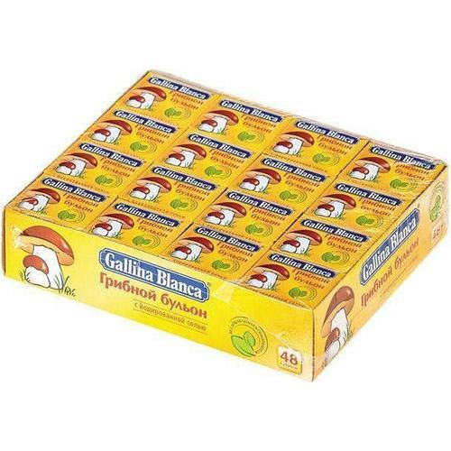 

Кубики Gallina Blanca грибные 48шт
