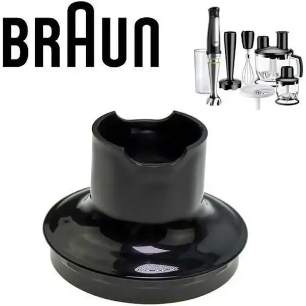 

Крышка-редуктор на среднюю чашу 350мл для блендера Braun 4200 Черная (7322115434)