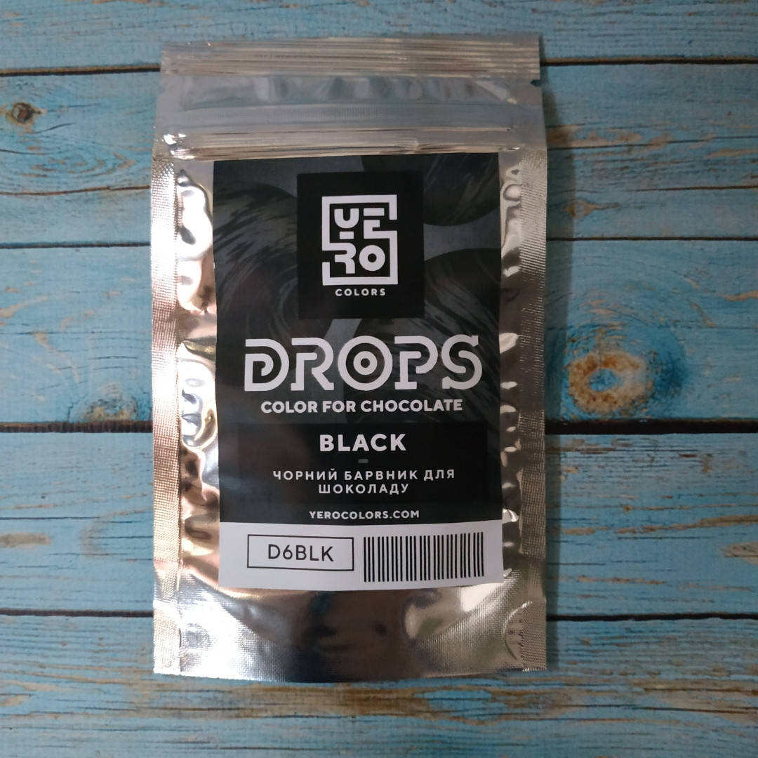 

Пищевой краситель YeroColors Черный/Black для шоколада 6 г