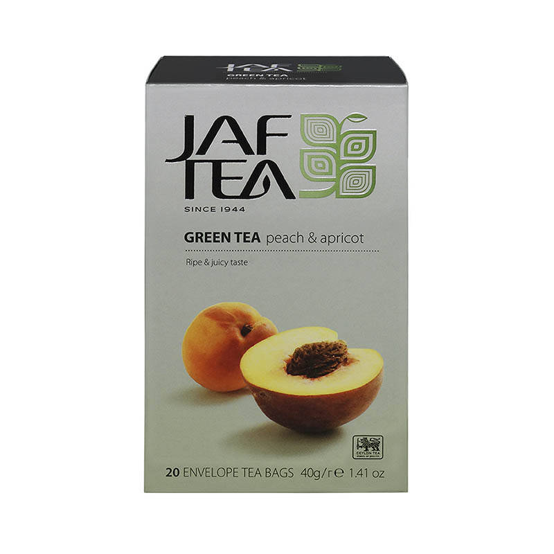 

Чай зеленый Персик и абрикос Jaf Tea Peach Apricot пакетированный 20п*2г