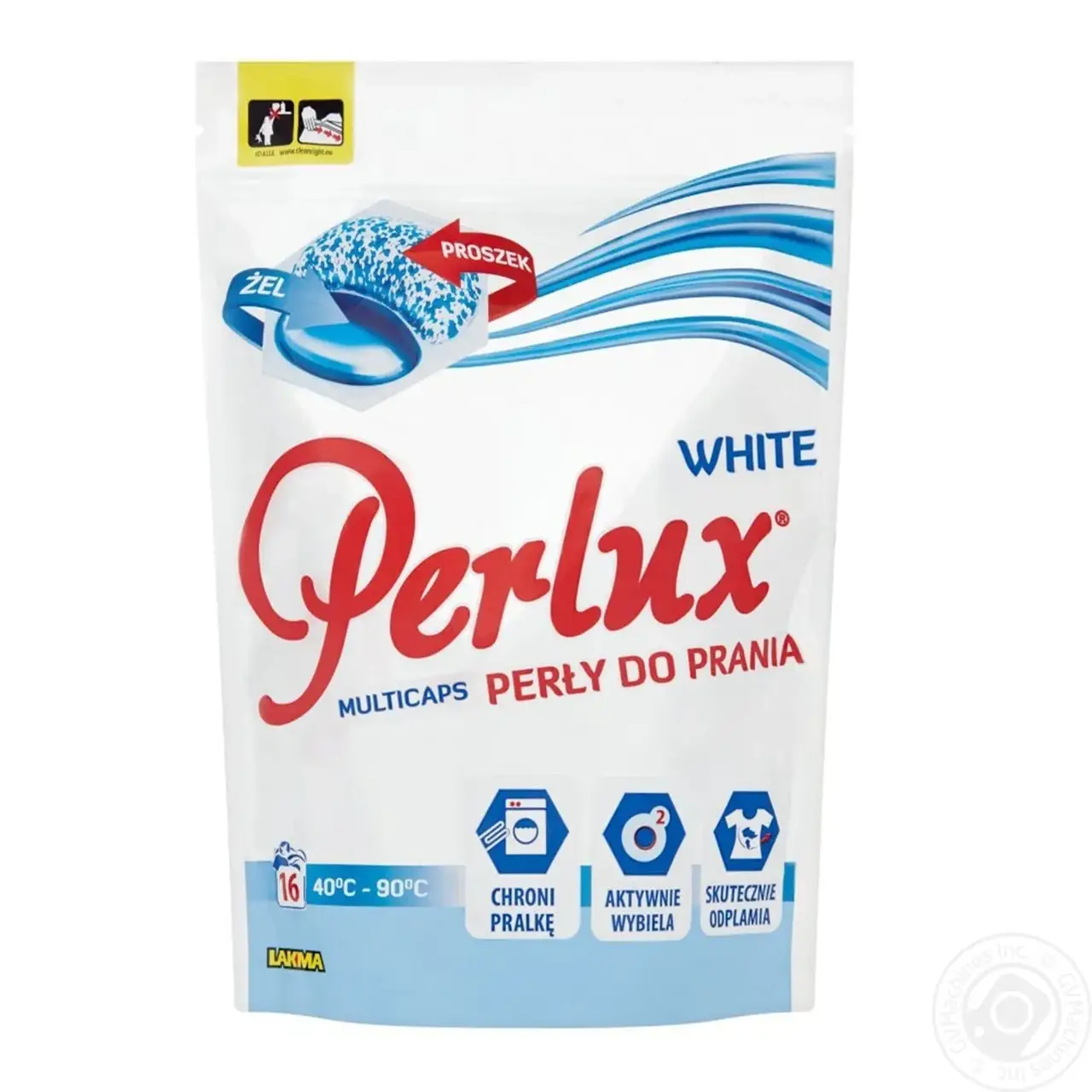 

Капсули для прання Perlux для прання білих речей 10шт.