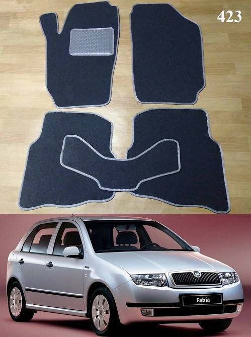 

Ворсовые коврики на Skoda Fabia I '99-07