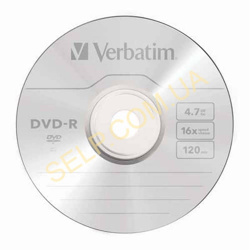 

Диск Verbatim DVD-R 1шт.