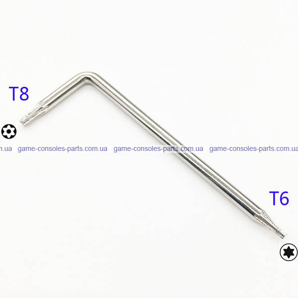 

Xbox One, PS4,PS3, Xbox 360 Г-образный ключ Torx T6, T8 Инструмент