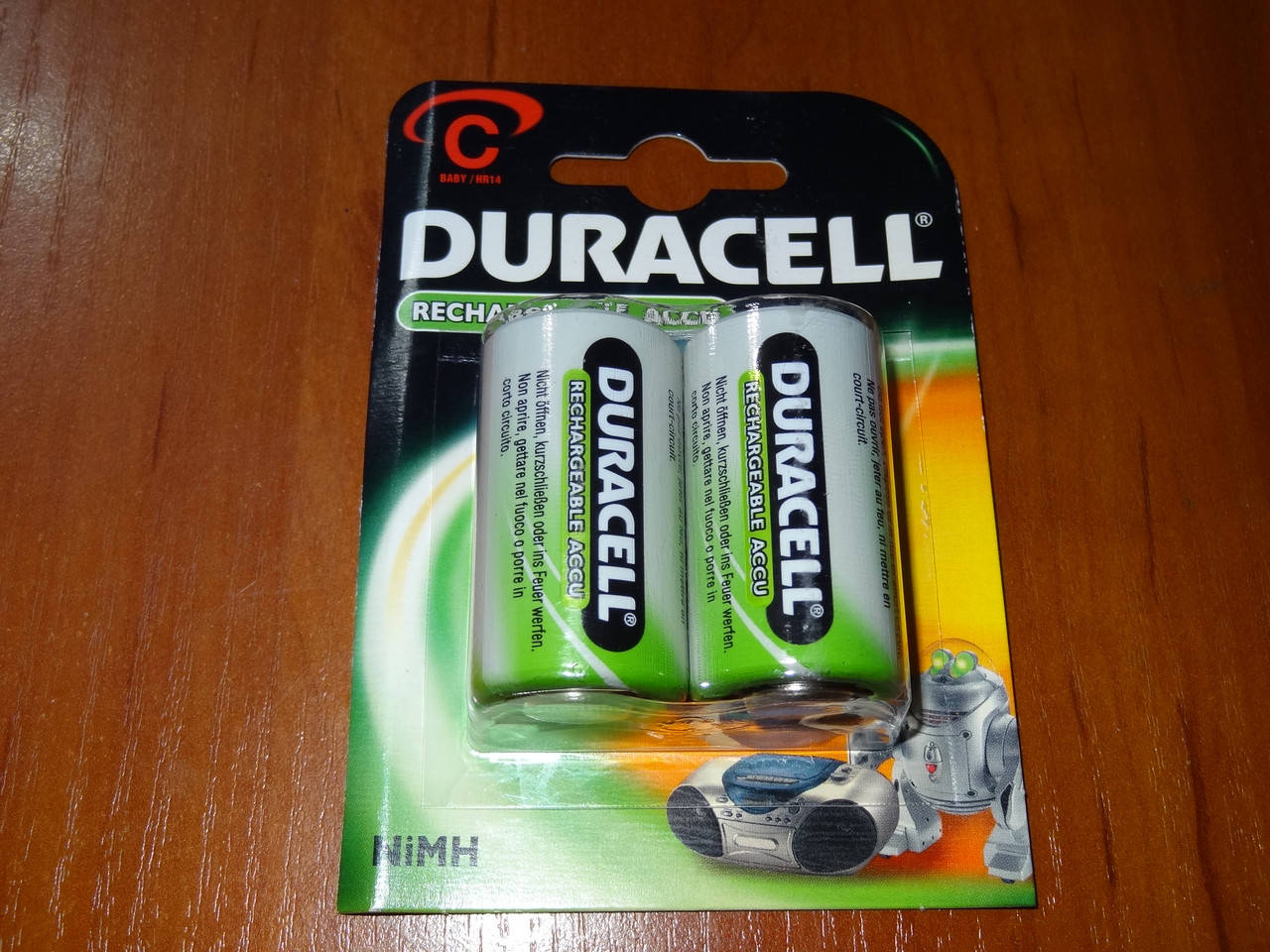 

Аккумулятор Duracell C R14 HR14 - 1,2V 2200mAh Ni-Mh 1шт Качество!