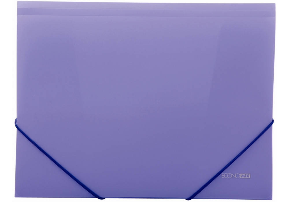 

Папка пластиковая А4 на резинках Economix, фактура "апельсин"