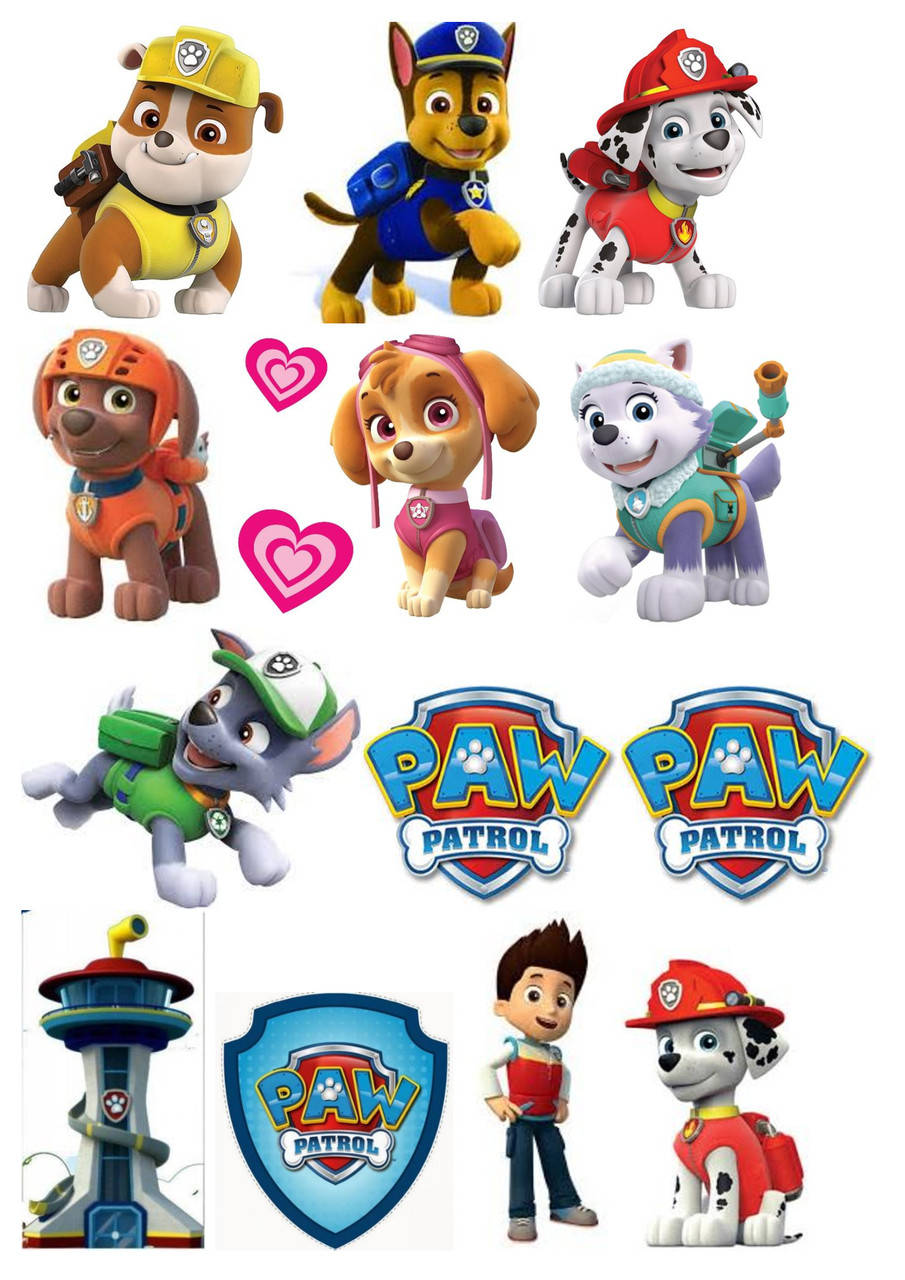 

Вафельная картинка "Щенячий патруль" 19