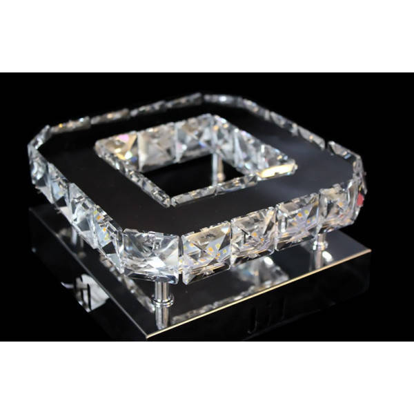 

Потолочный led светильник люстра с хрусталем Linisoln S002, Хром