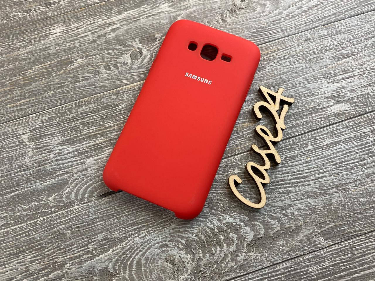 

Чехол Soft touch для Samsung Galaxy J7 J700h (8 цветов) красный